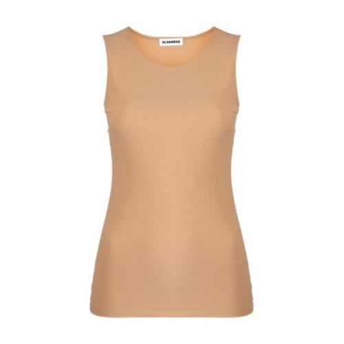 Sleeveless Tops Jil Sander , Beige , Dames