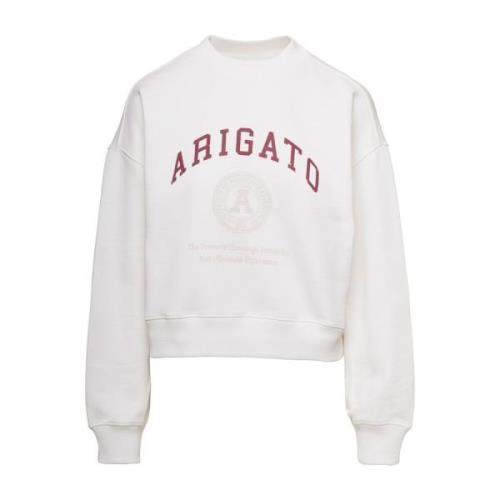 Comfortabele Universiteitsprint Sweatshirt Axel Arigato , White , Dame...