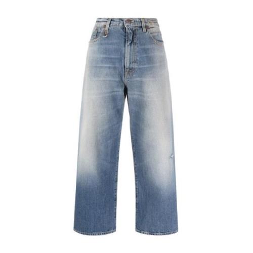 Straight Jeans R13 , Blue , Dames
