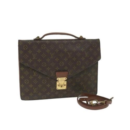 Pre-owned Canvas louis-vuitton-bags Louis Vuitton Vintage , Brown , Da...