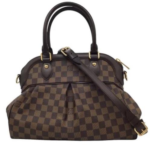 Pre-owned Canvas totes Louis Vuitton Vintage , Brown , Dames