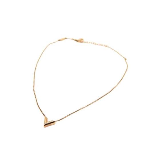 Pre-owned Yellow Gold necklaces Louis Vuitton Vintage , Yellow , Dames