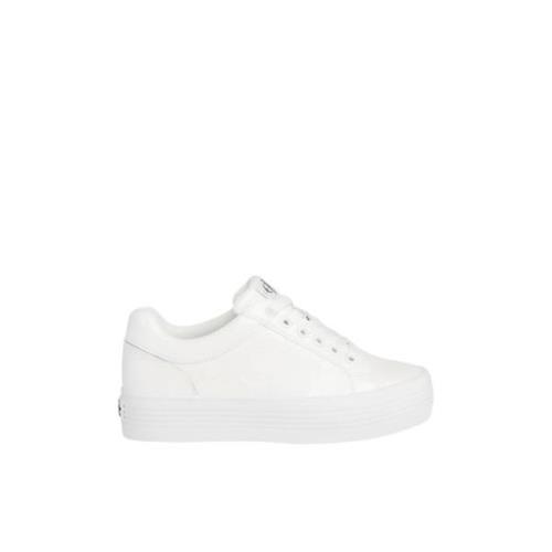 Klassieke Witte Sneakers Calvin Klein , White , Dames