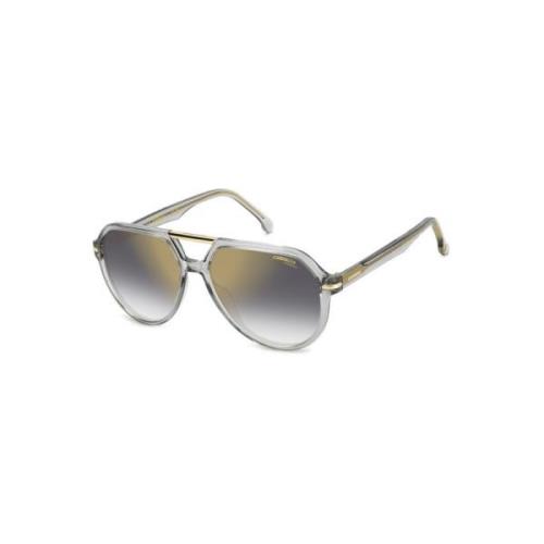 Grijze Schaduw Gouden Spiegel Zonnebril Carrera , Gray , Unisex