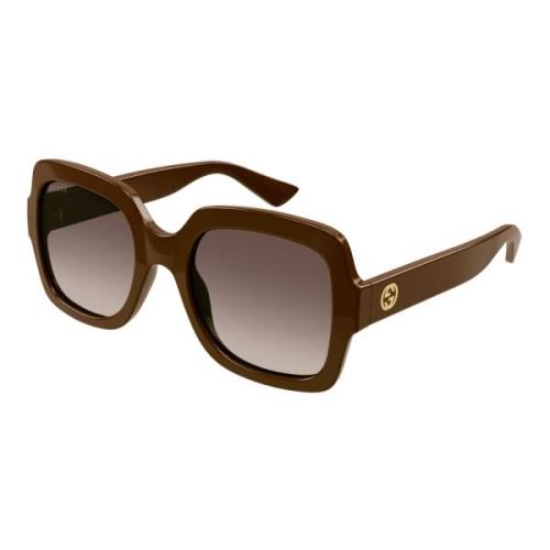 Brown Shaded Sunglasses Gucci , Brown , Dames