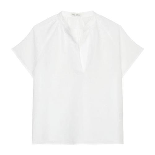 Linnen blouse normaal Marc O'Polo , White , Dames