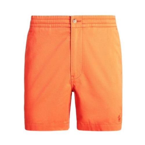 Klassieke Katoen Blend Prepster Shorts Polo Ralph Lauren , Orange , He...