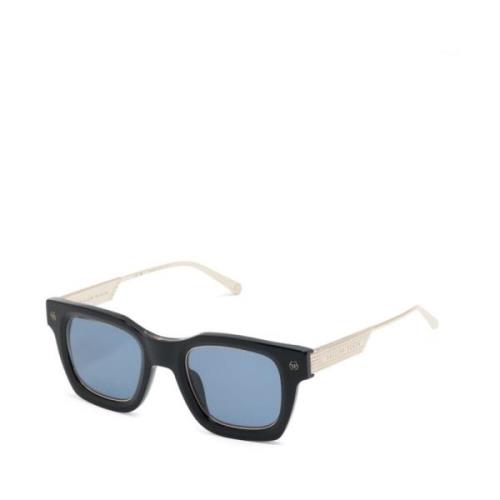 Spp105 0700 Sunglasses Philipp Plein , Black , Heren