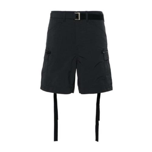 Casual Shorts Sacai , Black , Heren