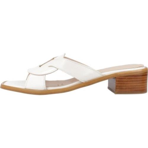 Heeled Mules Wonders , White , Dames