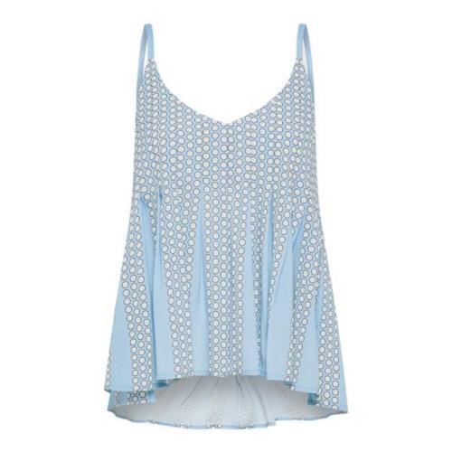 Sleeveless Tops Seventy , Blue , Dames