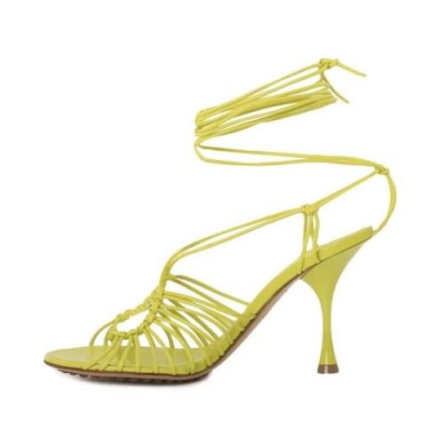 Hoge hak sandalen voor vrouwen Bottega Veneta , Green , Dames