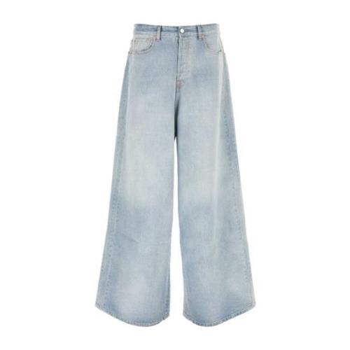 Wide Jeans Vetements , Blue , Dames