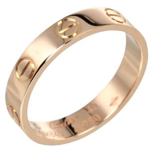 Pre-owned Rose Gold rings Cartier Vintage , Yellow , Dames