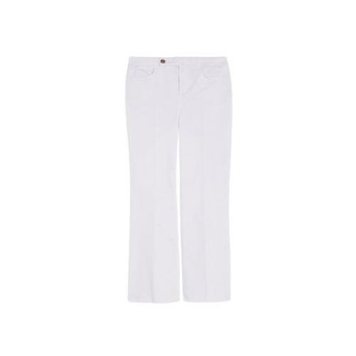 Microflare Jeans in Optisch Wit Liu Jo , White , Dames