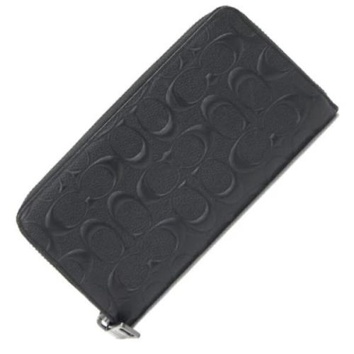 Pre-owned Leather wallets Coach Pre-owned , Black , Dames