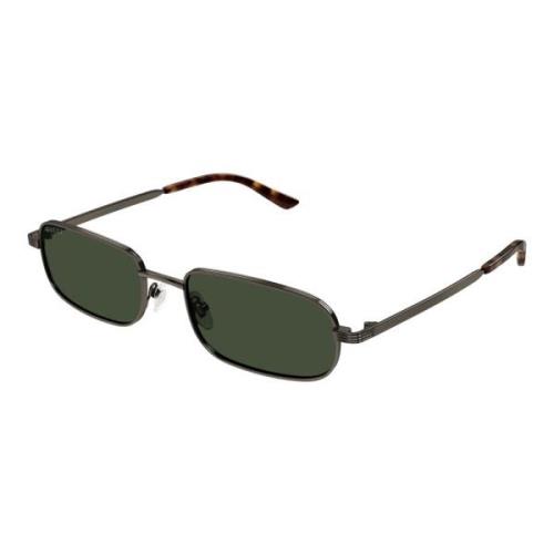 Gunmetal/Green Sunglasses Gg1457S Gucci , Black , Heren