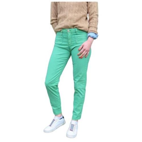 Clara Gestreepte Broek Islow , Green , Dames