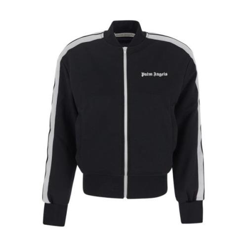Sweatshirt met rits in Bomber Track Jacket-stijl Palm Angels , Black ,...