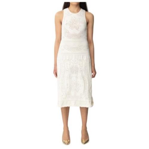 Maxi Dresses Twinset , White , Dames