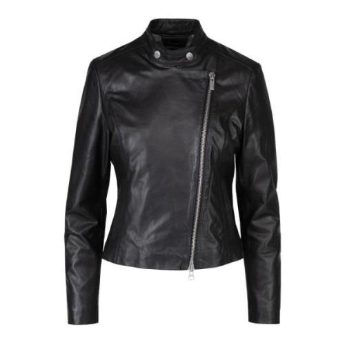 Leather Jackets BomBoogie , Black , Dames