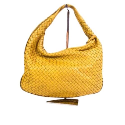 Pre-owned Leather handbags Bottega Veneta Vintage , Yellow , Dames