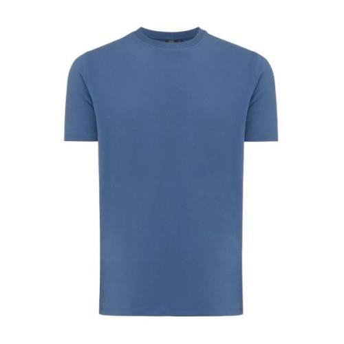 Korte mouw T-shirt J9030-1202 Genti , Blue , Heren