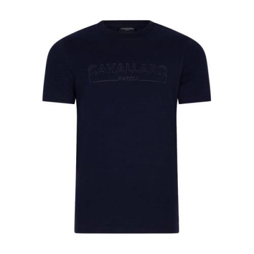 Cavallaro T-shirt korte mouw 117241004 Cavallaro , Blue , Heren