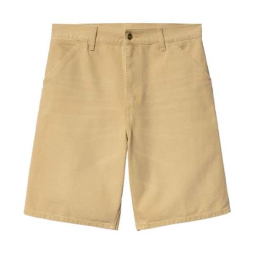 Bourbon Knie Shorts Carhartt Wip , Beige , Heren