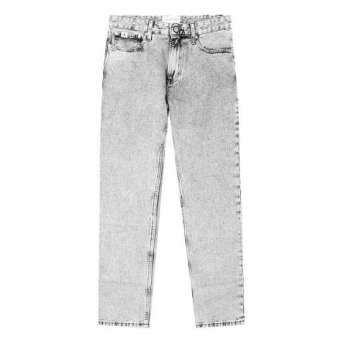 Denim Grey Heren Jeans Calvin Klein Jeans , Gray , Heren