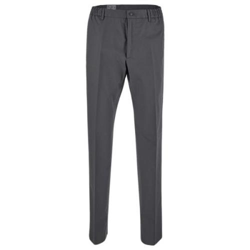 Slim-fit Trousers Tagliatore , Gray , Heren