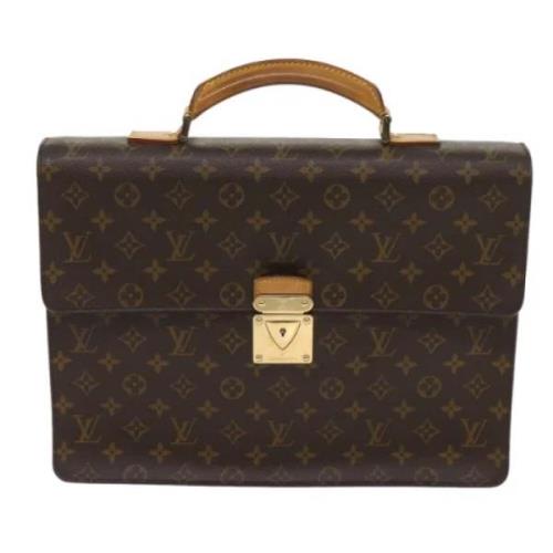 Pre-owned Canvas louis-vuitton-bags Louis Vuitton Vintage , Brown , Da...