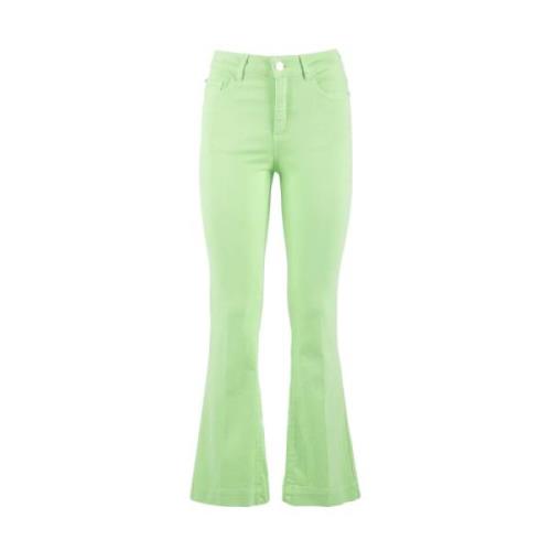 Wide Trousers Nenette , Green , Dames