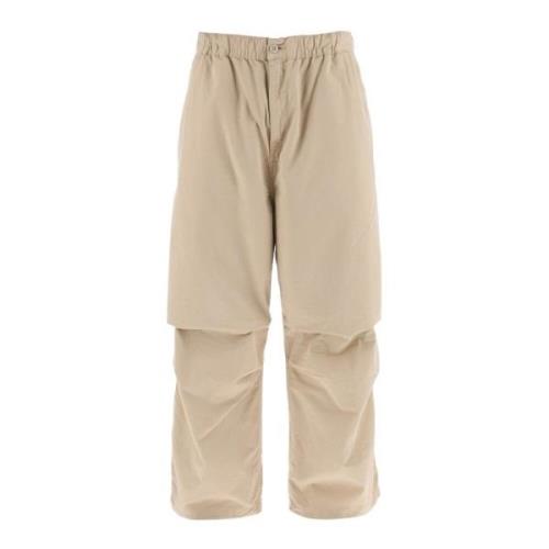 Straight Trousers Carhartt Wip , Beige , Heren