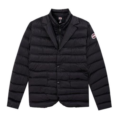 Heren Zwarte Puffer Jas Colmar , Black , Heren