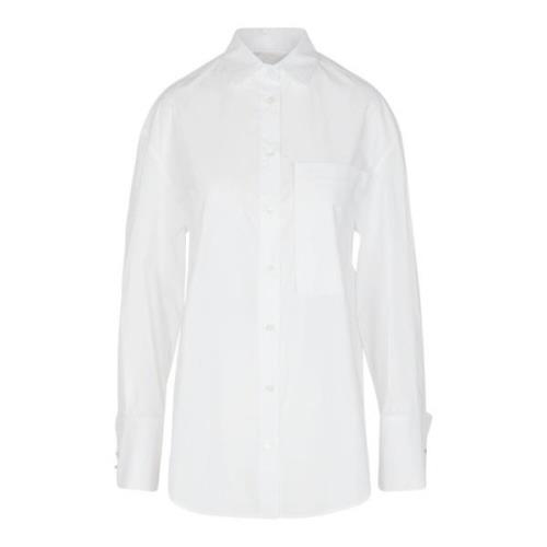 Blouses & Shirts Tela , White , Dames