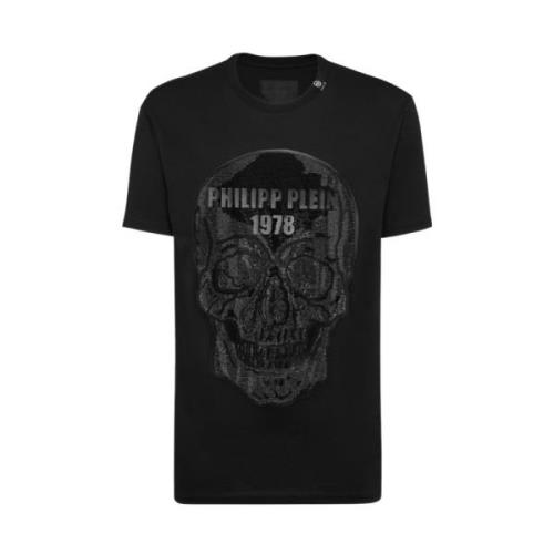 T-Shirts Philipp Plein , Black , Heren