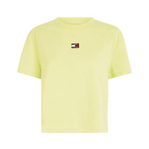 T-Shirts Tommy Jeans , Green , Dames