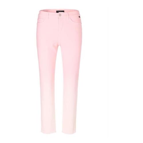 Sprayed Look Kick Flare Jeans Marc Cain , Pink , Dames