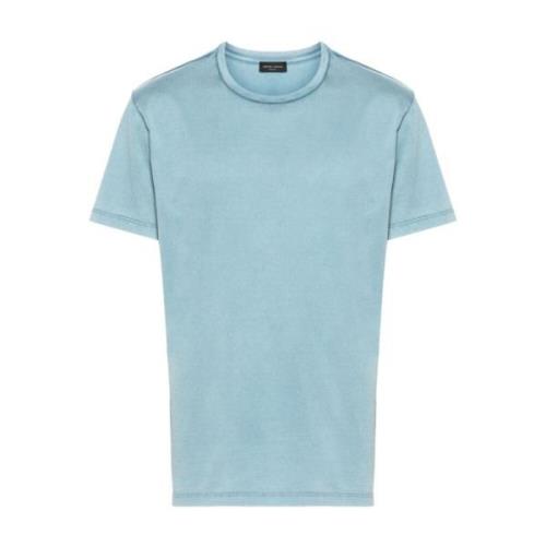 T-Shirts Roberto Collina , Blue , Heren