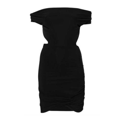 Short Dresses Amazuin , Black , Dames