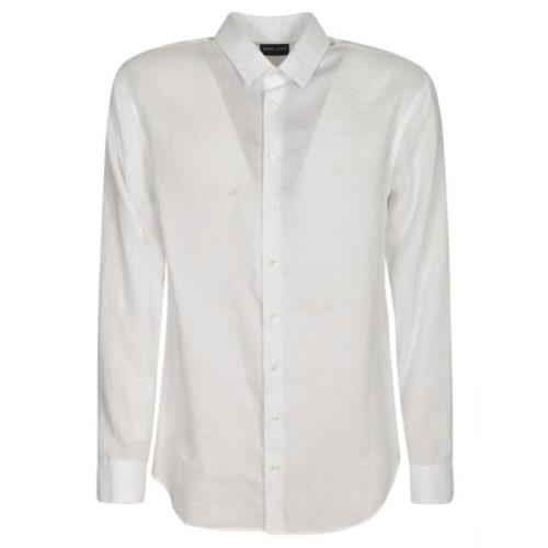 Formal Shirts Giorgio Armani , White , Heren