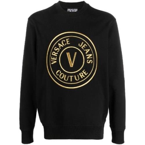 3D Embro Sweater Zwart/Goud Heren Versace Jeans Couture , Black , Here...