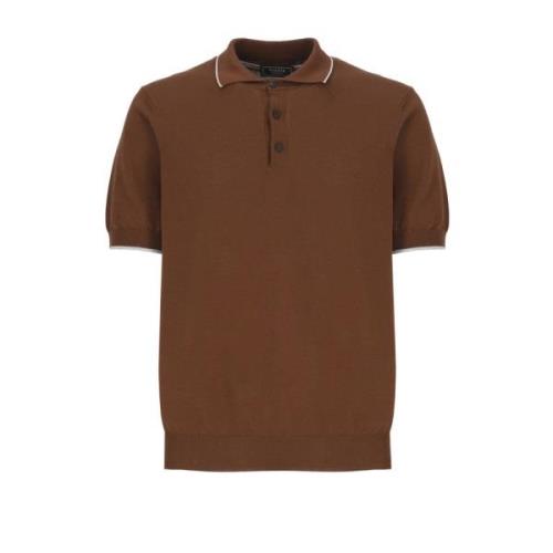 Polo Shirts Peserico , Brown , Heren