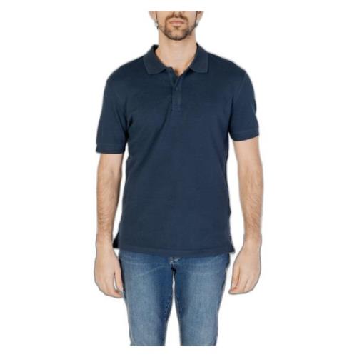 Polo Shirts GAS , Blue , Heren