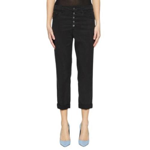 Trousers Dondup , Black , Dames