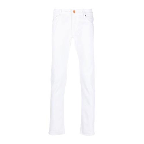 Slim-fit Jeans Hand Picked , White , Heren