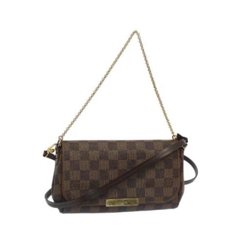 Pre-owned Canvas louis-vuitton-bags Louis Vuitton Vintage , Brown , Da...