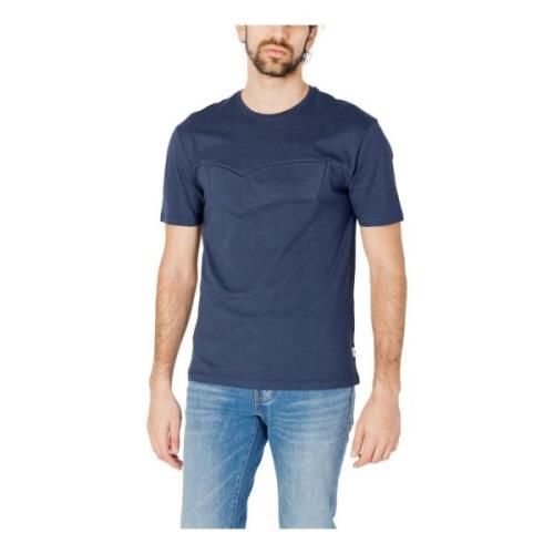 T-Shirts GAS , Blue , Heren