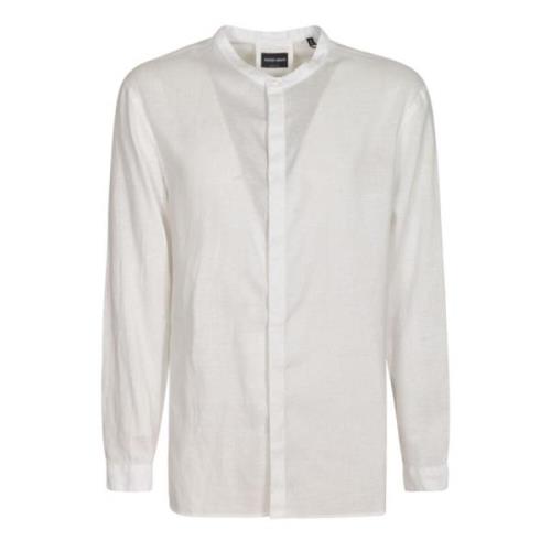 Casual Shirts Giorgio Armani , White , Heren